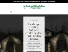 Tablet Screenshot of landscapelightingsoftware.com
